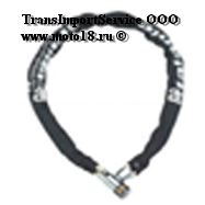 _Трос противоугонный мото/скутер FS5001 8х100см  (классика, снаружитекстильный,внутри цепь, 2 ключа)