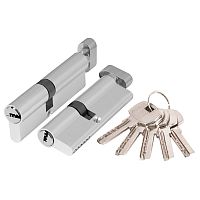 Цилиндровый Ajax (Аякс) механизм (AX202/90) AX2002Knob90 (45+10+35) CP хром с вертушкой
