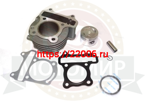 Цилиндр в сборе с поршнем 4-х такт. скутер (100см3 Тюнинг) 50,00 мм (под шпильки 50 см3) пал 15 мм фото 2 Цилиндр в сборе с поршнем 4-х такт. скутер (100см3 Тюнинг) 50,00 мм (под шпильки 50 см3) пал 15 мм фото 2