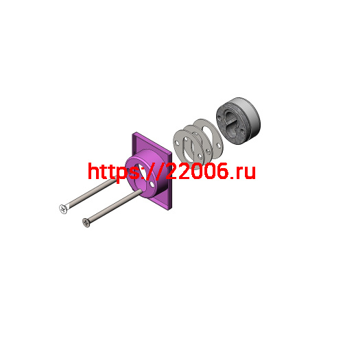 Броненакладка Fuaro (Фуаро) DEF.RL/K.4286 (DEF 4286 RL) CP-8 хром фото 4 Броненакладка Fuaro (Фуаро) DEF.RL/K.4286 (DEF 4286 RL) CP-8 хром фото 4