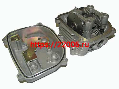 Головка цилиндра 157QMJ,152QMI d-57.4мм 150cc в сб. (клапана, рокера, распред, крышка клапанов) TMMP Головка цилиндра 157QMJ,152QMI d-57.4мм 150cc в сб. (клапана, рокера, распред, крышка клапанов) TMMP