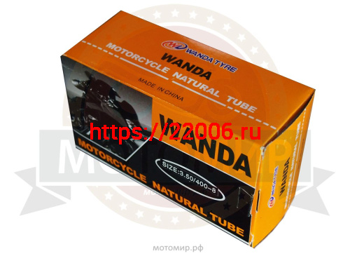 Камера 16" 2.75-16 мопед, бутил (фирм.качество),, картон.короб,, вентильТR4, WANDA (НАБОР) Камера 16" 2.75-16 мопед, бутил (фирм.качество),, картон.короб,, вентильТR4, WANDA (НАБОР)