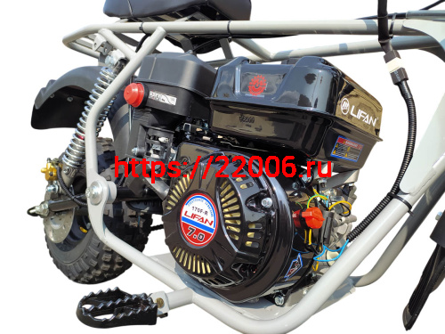 Мотоцикл СКАУТ СПАРК 3 - 7 (передняя и задняя подвеска, 7 л.с. РЕДУКТОР с автоматическим сцеплением) фото 8