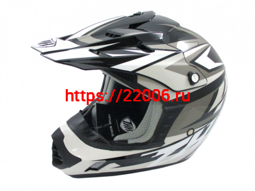 Мотошлем THH TX-12 №20 black/silver (XXL) Мотошлем THH TX-12 №20 black/silver (XXL)