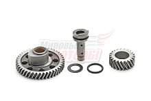 Распредвал в комплекте с шестернями(кулачковой и привода ГРМ) 157FMI(125CC),162FMJ(150CC),163FML(200CC),167FMM(250CC)