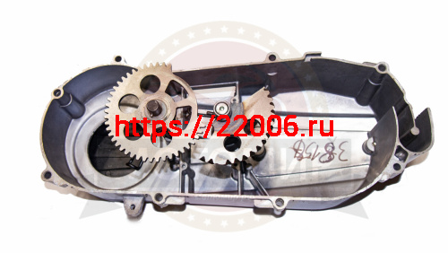 Крышка картера GY6-125 Сити125 вариатора левая с пусковым мех. кик вперед фото 2 Крышка картера GY6-125 Сити125 вариатора левая с пусковым мех. кик вперед фото 2