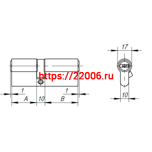Цилиндровый Ajax (Аякс) механизм (AX200/60) AX2000Key60 (25+10+25) CP хром фото 3 Цилиндровый Ajax (Аякс) механизм (AX200/60) AX2000Key60 (25+10+25) CP хром фото 3