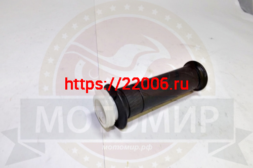 Ручка руля правая (газа) Шторм, в сборе (с резинкой) Ручка руля правая (газа) Шторм, в сборе (с резинкой)