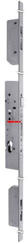 Multitop Cisa (Чиза) MAX 49746.30.0 механич., плоская пл. 24x3 inox backset 85