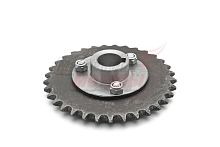 Звезда z=33 шаг 12,7 (посадка на вал 25мм) со сменной ступицей