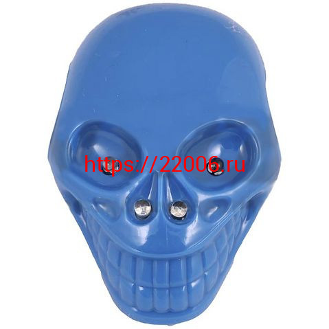 Подсветка светодиодная череп моргающий большой (наклейка) Подсветка светодиодная череп моргающий большой (наклейка)