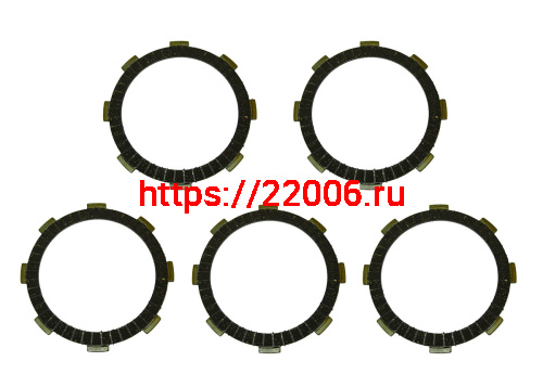 Диск сцепления 1P60 FMJ ферридо шлицы наружу (компл. 5 шт.) (Е9-4) (НАБОР) Диск сцепления 1P60 FMJ ферридо шлицы наружу (компл. 5 шт.) (Е9-4) (НАБОР)