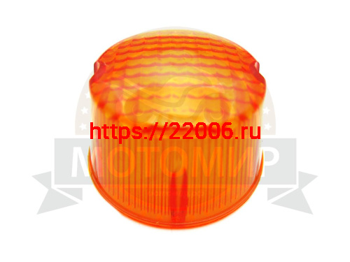 Рассеиватель поворота желтый узор "Клетка" (Россия) Рассеиватель поворота желтый узор "Клетка" (Россия)