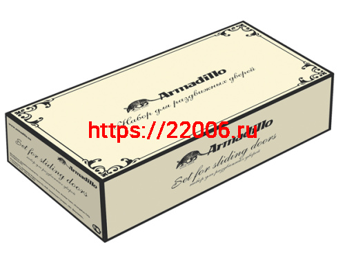 Ручка Armadillo (Армадилло) для раздвижных дверей SH.CL152.010 (SH010/CL) GOLD-24 золото 24К фото 2