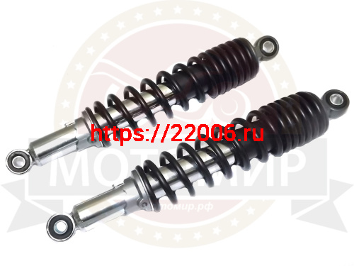 Амортизатор задний (L-340mm, D1-14mm, H1-19mm, D2-14mm, H2-19mm) YBR125
