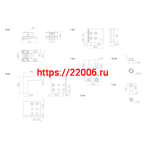 Комплект Armadillo (Армадилло) для раcпашных дверей SWD.Scope.SET фото 2 Комплект Armadillo (Армадилло) для раcпашных дверей SWD.Scope.SET фото 2