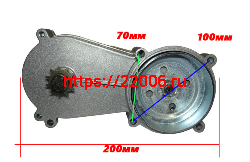 Редуктор двигателя SPRINT TREK 50 длинный Редуктор двигателя SPRINT TREK 50 длинный