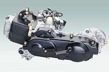 Двигатель 80cм3 139QMB база под 12" колесо, короткая ось (CDI, фильтр., катуш.заж., карбюратор)