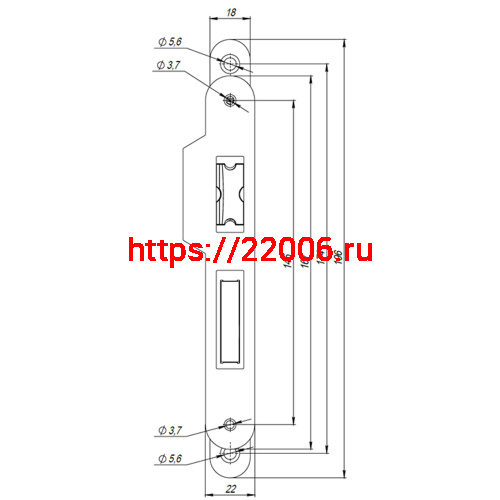 Корпус Armadillo (Армадилло) врезного замка c защёлкой METLH25-50 Box (LH 25-50) AB бронза фото 2 Корпус Armadillo (Армадилло) врезного замка c защёлкой METLH25-50 Box (LH 25-50) AB бронза фото 2