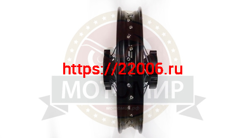 Обод 12" задний спицы,  диск. тормоз 1,6-12  TTR110 в сборе, ось D12 мм фото 3