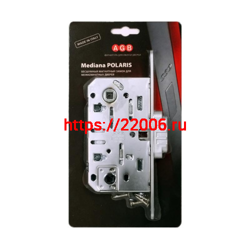 Корпус AGB (АГБ) замка магнит. под цил. MEDIANA POLARIS B06103.50.34.567 с отв. планк B02402.05 (мат хр) фото 3 Корпус AGB (АГБ) замка магнит. под цил. MEDIANA POLARIS B06103.50.34.567 с отв. планк B02402.05 (мат хр) фото 3