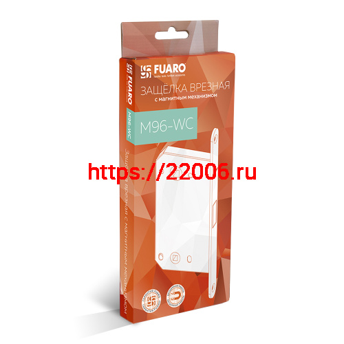 Защелка Fuaro (Фуаро) врезная MAGNM96WC-50 (M96WC-50) BL черный фото 2