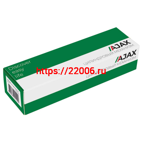 Цилиндровый Ajax (Аякс) механизм (AZ102/90) AZ1002Knob90 (35+10+45) CP хром фото 2
