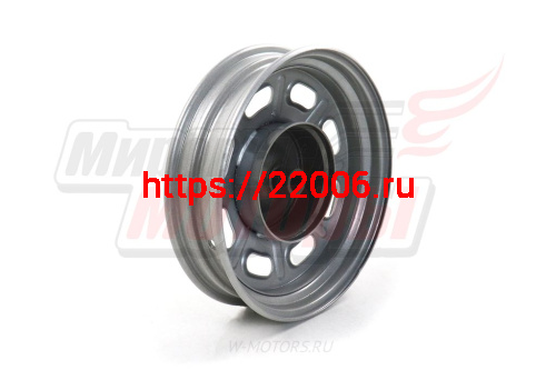 Обод 10" задний штамп. WM ACTIV,Racer Meteor,QT-3(8 овал.отверстий,2,15*10,колодки 110 мм,19 шлицов) фото 2 Обод 10" задний штамп. WM ACTIV,Racer Meteor,QT-3(8 овал.отверстий,2,15*10,колодки 110 мм,19 шлицов) фото 2