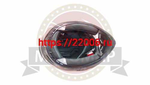 Шлем интеграл YM-830 "YAMAPA", черный матов, белый, серый матов, размер M внутренние солнцезащ. ОЧКИ фото 2