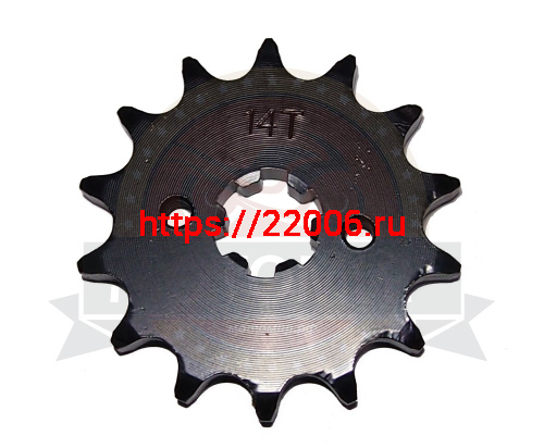 Звезда 14 зуб. ведущая BAJAJ Boxer 150 JZ551004 (аналог) Звезда 14 зуб. ведущая BAJAJ Boxer 150 JZ551004 (аналог)