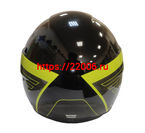 Шлем открытый COBRA EC H595, серый титан, синий, очки, размер XXL фото 4