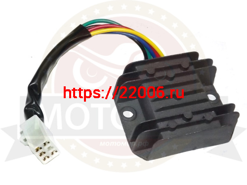 Реле регулятор с проводом х конт. мал. колодка (гнездо) CB250 см3 Zongshen ZS 170MM-2 (100205413) Реле регулятор с проводом х конт. мал. колодка (гнездо) CB250 см3 Zongshen ZS 170MM-2 (100205413)