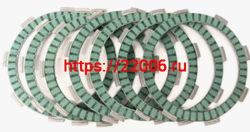 Диск сцепления KAYO 125/140, усиленные (3 шт.) OTOM ZS Диск сцепления KAYO 125/140, усиленные (3 шт.) OTOM ZS