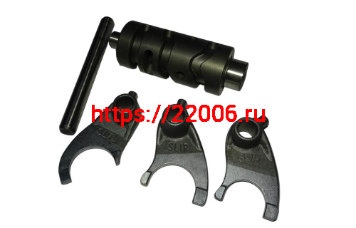 Вал червячный п/п (копирный) СВ250 в сборе с вилками (НАБОР) Вал червячный п/п (копирный) СВ250 в сборе с вилками (НАБОР)