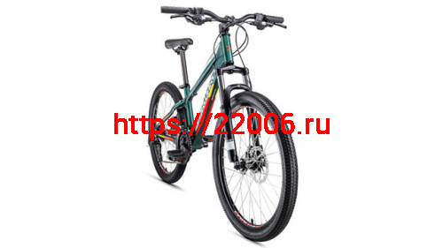 Велосипед 24" FORWARD TWISTER 2.0 disk синий матовый рама 14"алюминий 21 скорость Велосипед 24" FORWARD TWISTER 2.0 disk синий матовый рама 14"алюминий 21 скорость