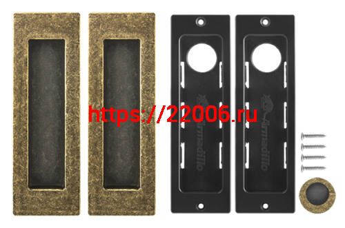 Ручка Armadillo (Армадилло) для раздвижных дверей SH.URB153.010 (SH010 URB) OB-13 античная бронза фото 5 Ручка Armadillo (Армадилло) для раздвижных дверей SH.URB153.010 (SH010 URB) OB-13 античная бронза фото 5