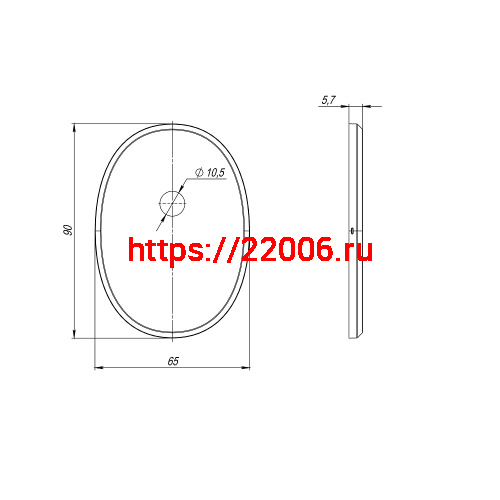 Накладка Fuaro (Фуаро) на шток цилиндра ESC.O.ECO/OV.474 (ESC 474) BL черный фото 3 Накладка Fuaro (Фуаро) на шток цилиндра ESC.O.ECO/OV.474 (ESC 474) BL черный фото 3