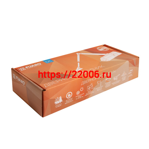 Доводчик Fuaro (Фуаро) дверной DC20-5/TS-68 AL до 110 кг (алюминий) фото 2