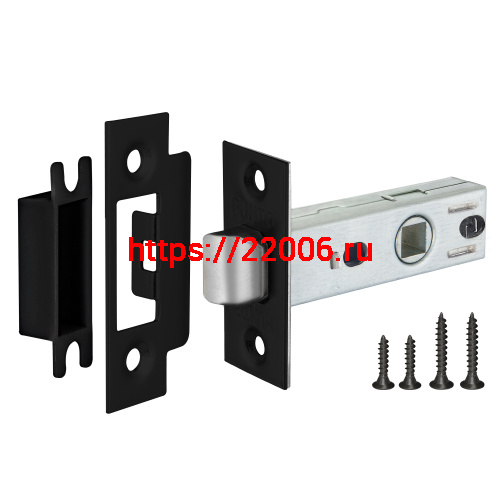 Защелка Punto (Пунто) врезная METL45-8 ( L45-8) BL черный Защелка Punto (Пунто) врезная METL45-8 ( L45-8) BL черный