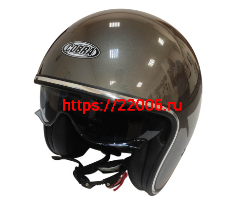 Шлем открытый COBRA EC H589, серый титан, размер L