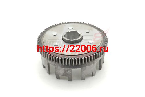 Барабан сцепления наружный 163FML (200сс) (лепестки ступенчатые, шестерня узкая) Барабан сцепления наружный 163FML (200сс) (лепестки ступенчатые, шестерня узкая)