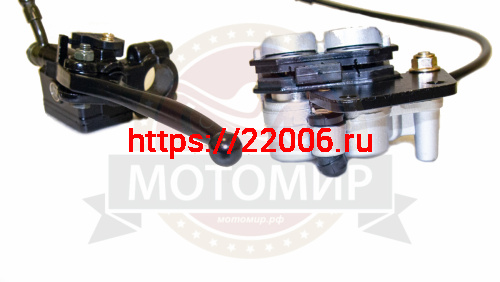 Гидравлика передняя в сборе Fighter125 (тормоз в сборе) посадочные 43 мм (L-1100mm, 2 поршня) фото 4 Гидравлика передняя в сборе Fighter125 (тормоз в сборе) посадочные 43 мм (L-1100mm, 2 поршня) фото 4