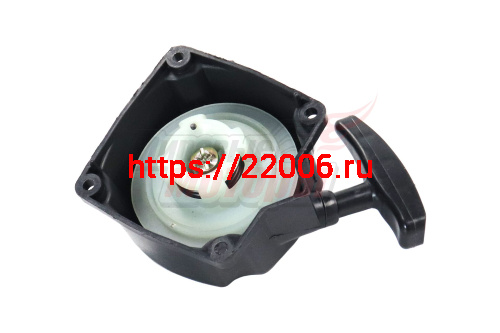 Стартер в сборе мотокосы GBC-033/043/052 (плавный пуск) ОРАНЖЕВЫЙ