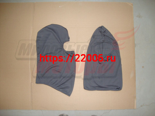 Подшлемник (балаклава) серый L-012 (1 широкий вырез для глаз) Подшлемник (балаклава) серый L-012 (1 широкий вырез для глаз)