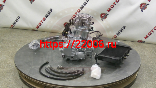 Двигатель 4т. 270 см3 174MM-3, CBS300, ZONGSHEN, 4х клап., эл+кик, жидк. охл. + РАДИАТОР 41399 фото 2 Двигатель 4т. 270 см3 174MM-3, CBS300, ZONGSHEN, 4х клап., эл+кик, жидк. охл. + РАДИАТОР 41399 фото 2