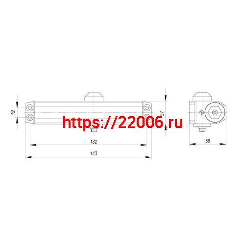 Доводчик Ajax (Аякс) дверной DCTR15-60 (TDR-60) 15-60кг WH белый фото 2 Доводчик Ajax (Аякс) дверной DCTR15-60 (TDR-60) 15-60кг WH белый фото 2