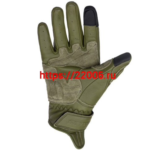 Перчатки SCOYCO (оригинал) MC-154, кожанные хаки, р-р  M фото 2