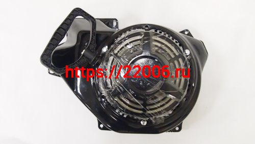 Стартер LIFAN 182F/188F/190F/192F в сборе, с кожухом Стартер LIFAN 182F/188F/190F/192F в сборе, с кожухом