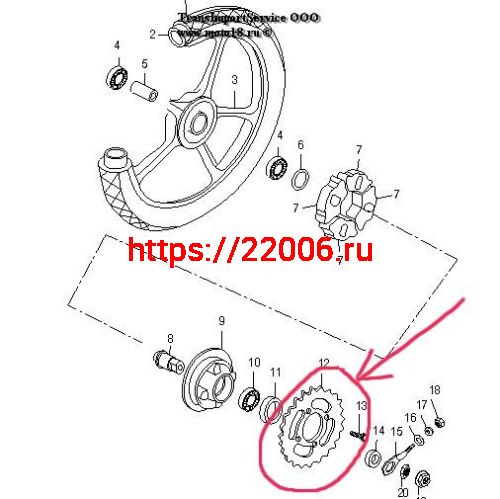 Венец (Z36) 428 (d54mm - 4 x 49mm) FLASH (НАБОР) Венец (Z36) 428 (d54mm - 4 x 49mm) FLASH (НАБОР)