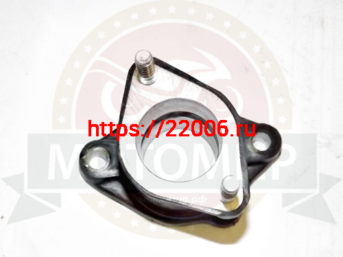 Патрубок карбюратора CG125 157FMI (коллектор впускной) короткий (резин)